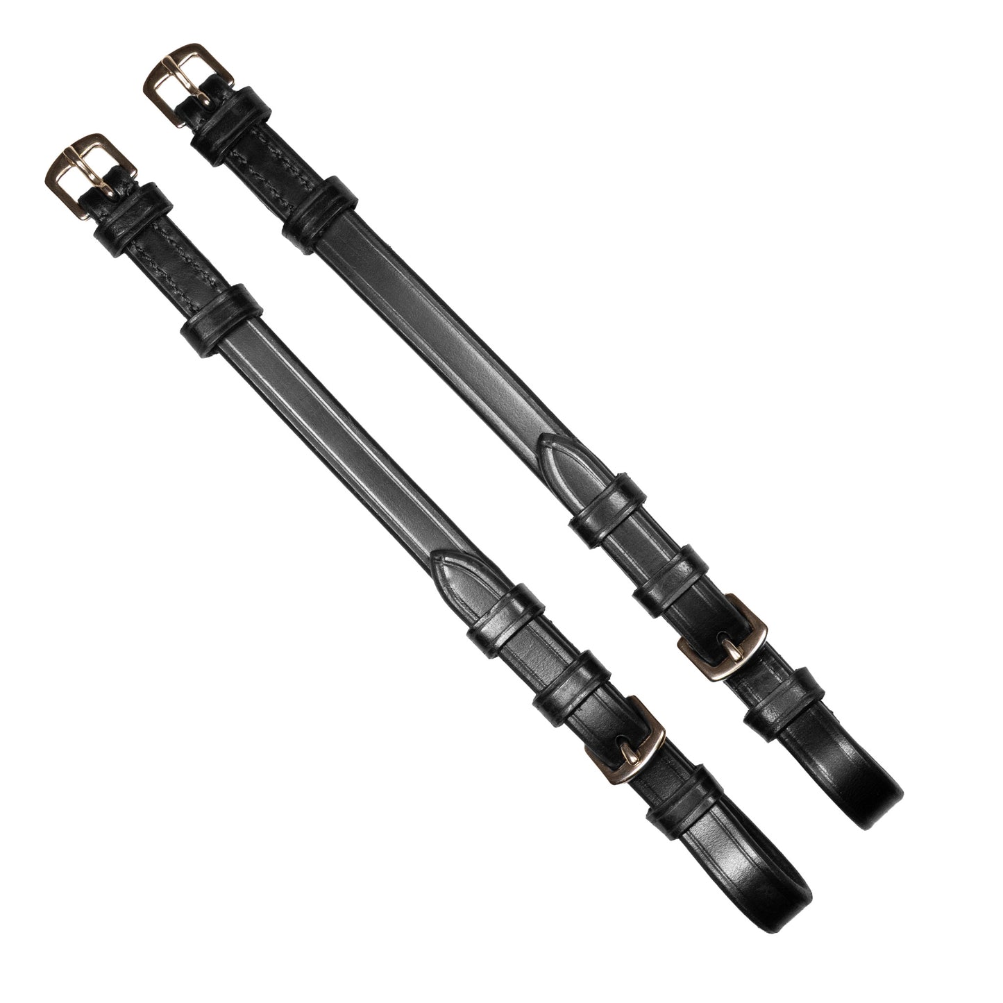 Cheekpieces - Buckle - 4/8" Wide - Black