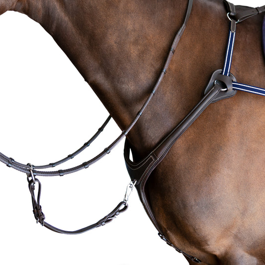 Breastplate - 5 Point Gel Padded Leather