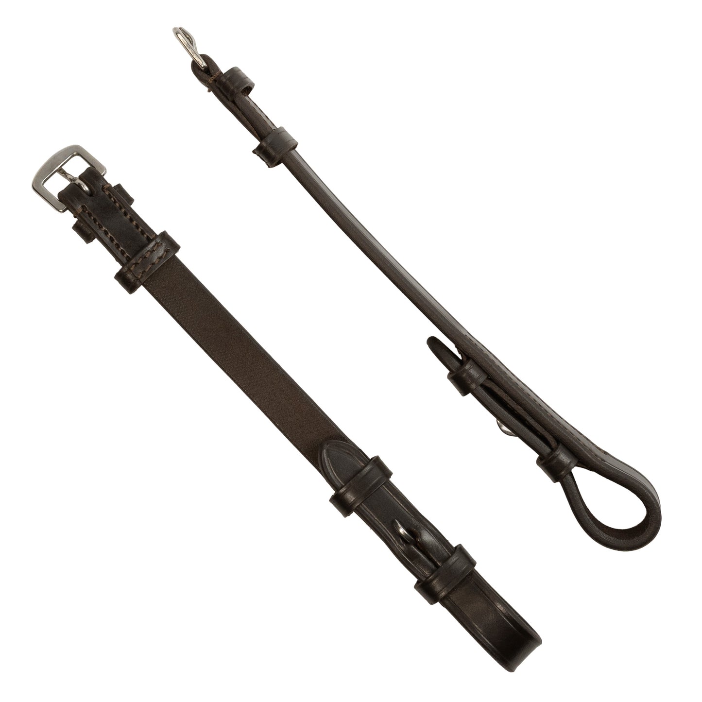 Cheekpieces - Billet - 5/8" Wide - Brown