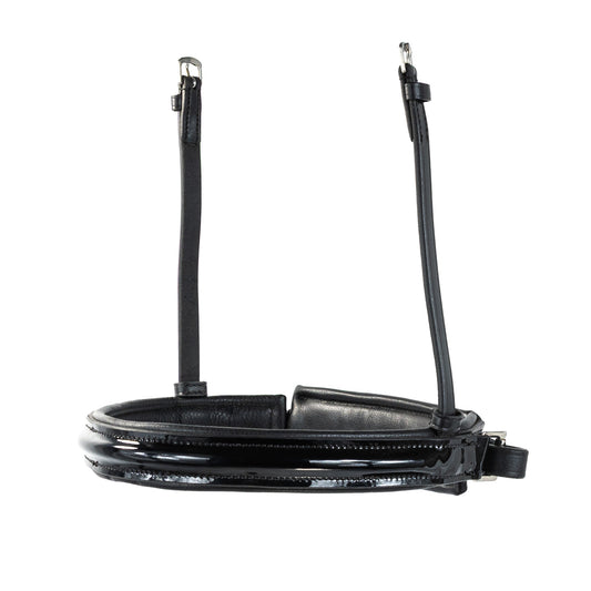 Noseband - CLASSIC - Converter Crank - Black Patent