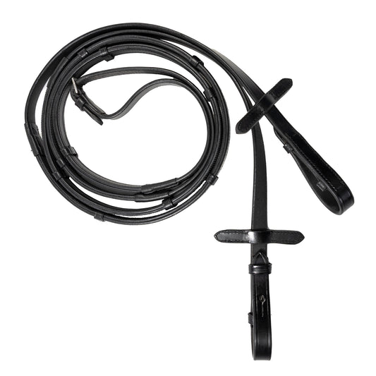 Reins - Leather with Rubber Insole - Black