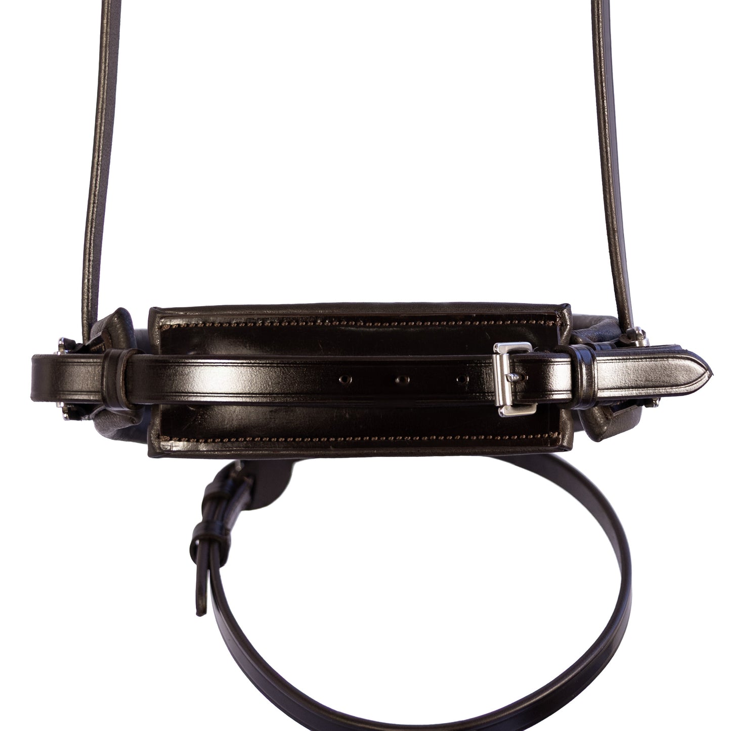 Noseband - CONTOUR - Hanoverian Crank - Brown