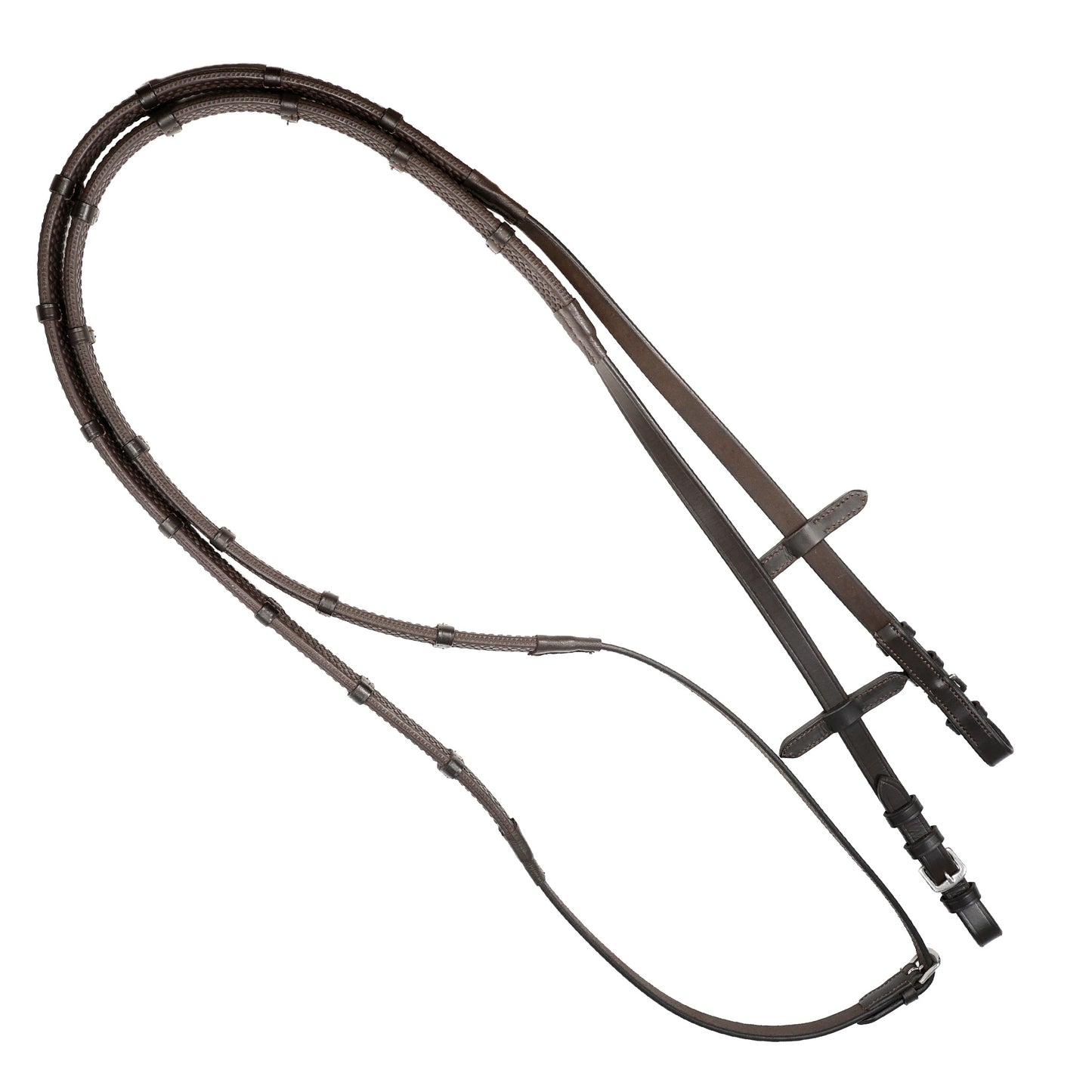 Reins - Rubber Grip - Brown