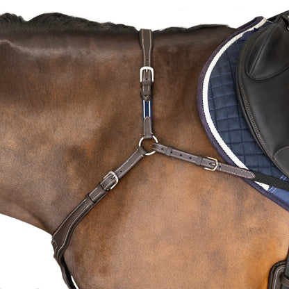 Breastplate - 3 Point Gel Padded Leather