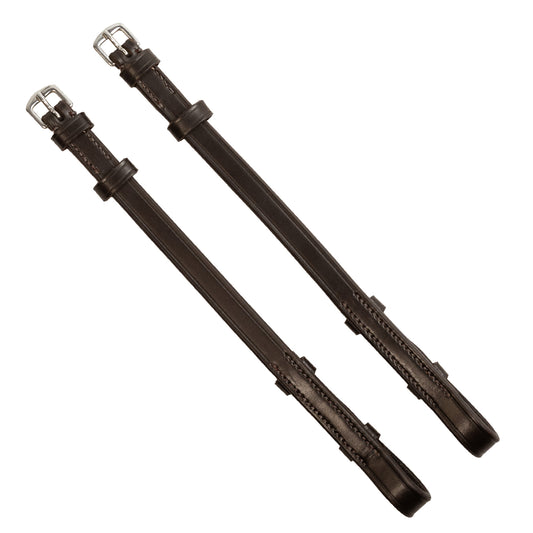 Cheekpieces - Billet - 4/8" Wide - Brown