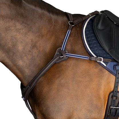 Breastplate - 5 Point Gel Padded Leather