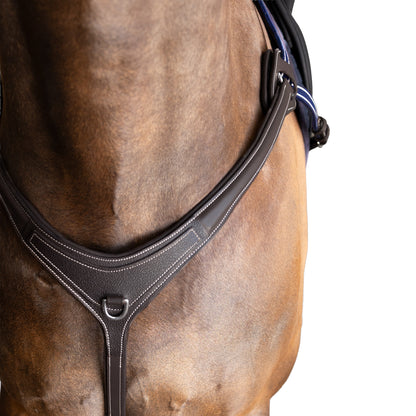 Breastplate - 5 Point Gel Padded Leather