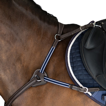 Breastplate - 5 Point Gel Padded Leather