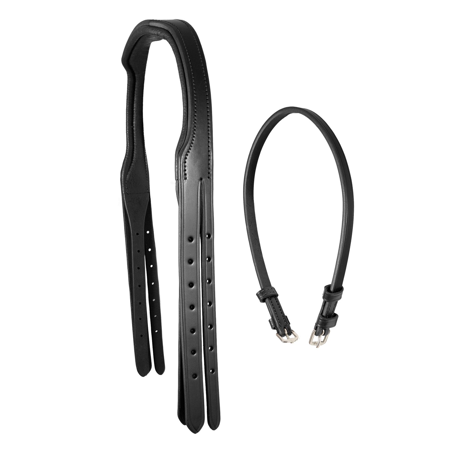 Crownpiece - Snaffle Bridle - 5/8" Wide Cheek Straps - Black