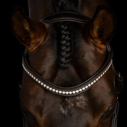 Browband - SPARK - Clear Crystal - Brown