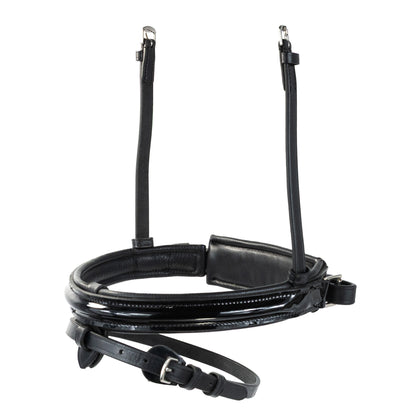 Noseband - CLASSIC - Converter Crank - Black Patent