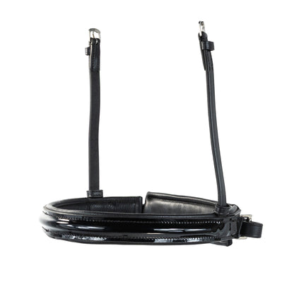 Noseband - CLASSIC - Converter Crank - Black Patent