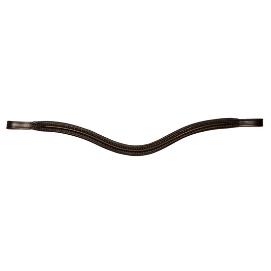 Browband - NOBLE - Raised Wave - Brown