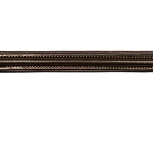 Browband - NOBLE - Raised Straight - Brown
