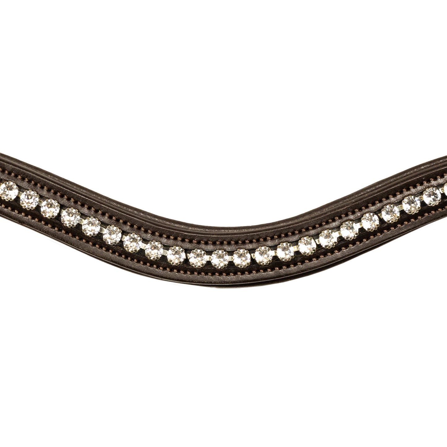Browband - SPARK - Clear Crystal - Brown
