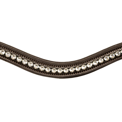 Browband - SPARK - Clear Crystal - Brown