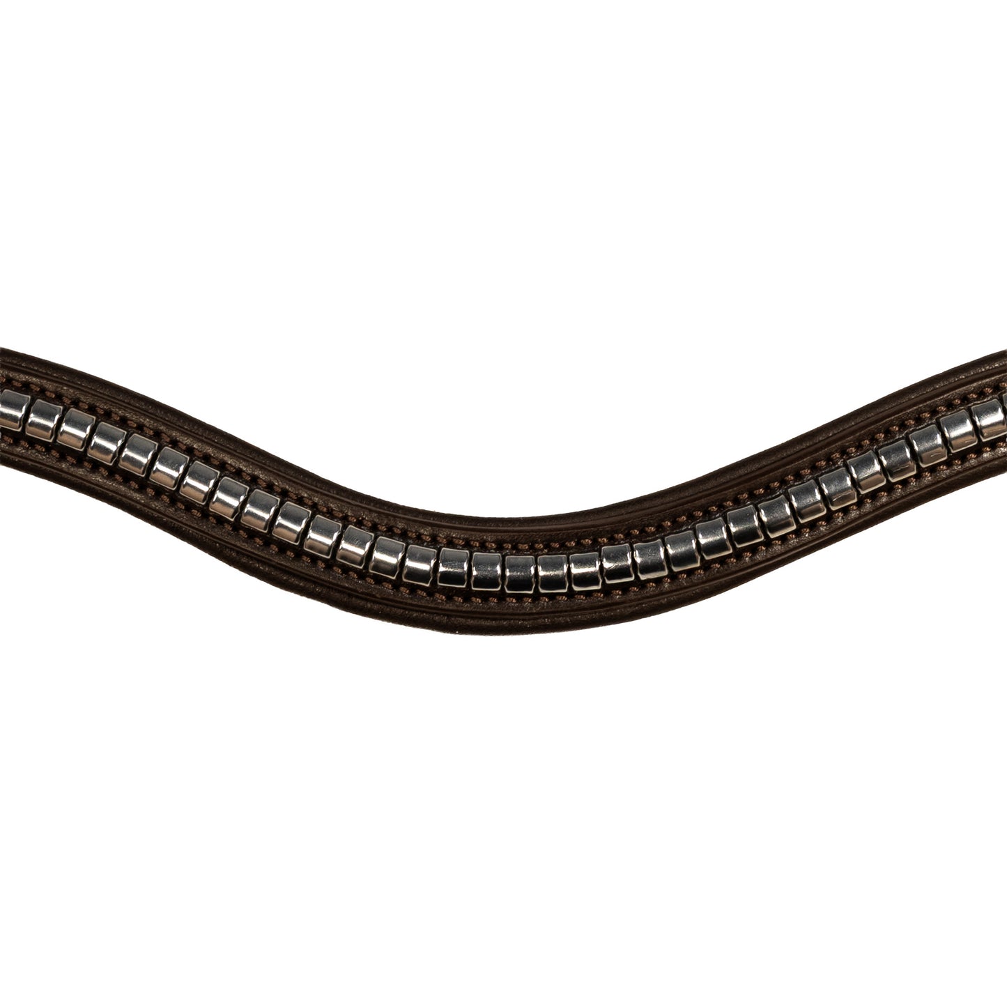 Browband - HERITAGE - SS Clincher - Brown