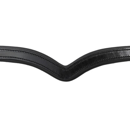 Browband - NOBLE - Flat V - Black