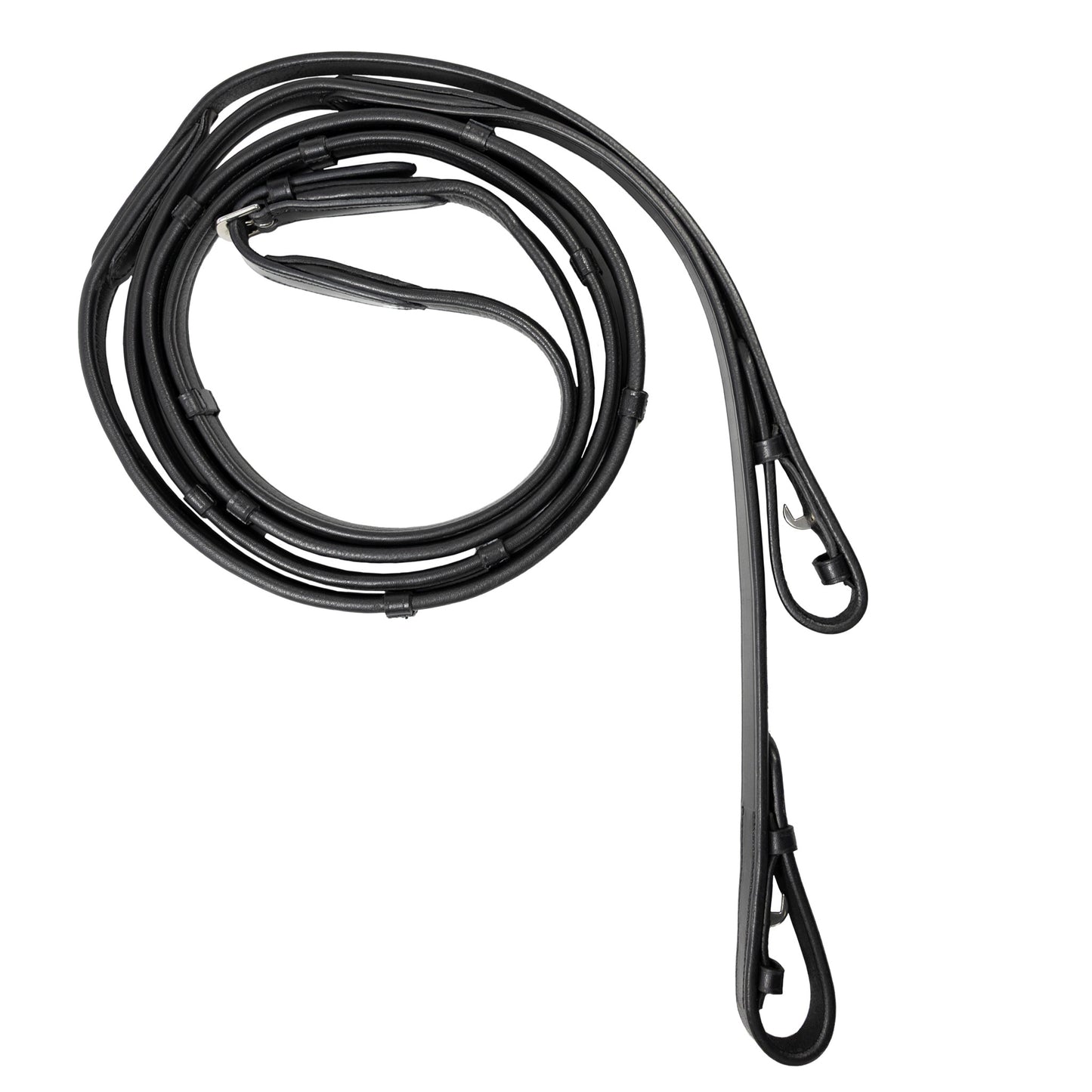 Reins - Show Padded Leather - Black
