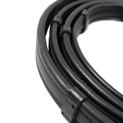 Reins - Show Padded Leather - Black