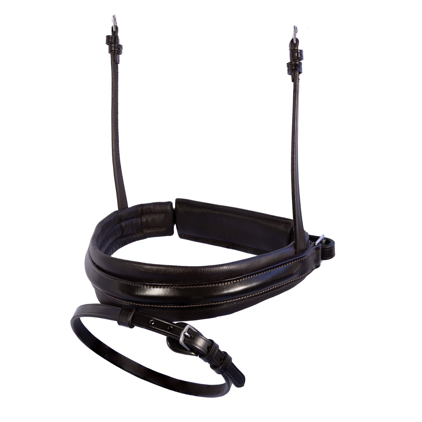 Noseband - CONTOUR - Hanoverian Crank - Brown