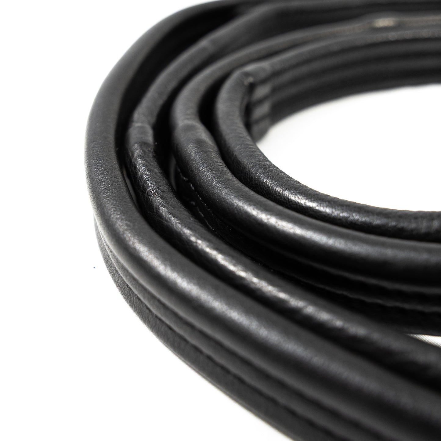 Reins - Padded Leather 6/8" - Black