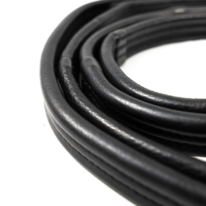Reins - Padded Leather 6/8" - Black