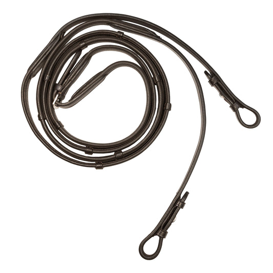 Reins - Show Padded Leather - Brown