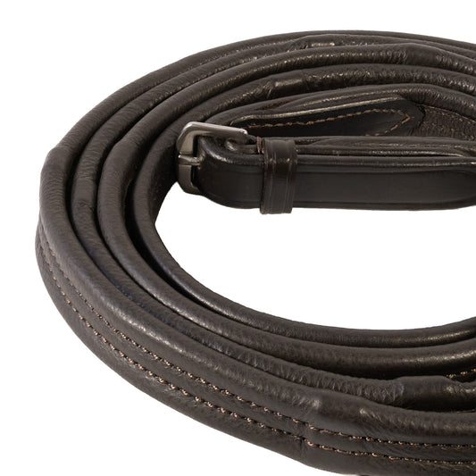 Reins - Padded Leather 5/8" Width - Brown