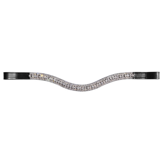 Browband - GLEAM - Clear Crystal - Black