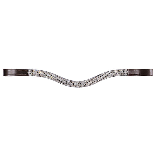Browband - GLEAM - Clear Crystal - Brown