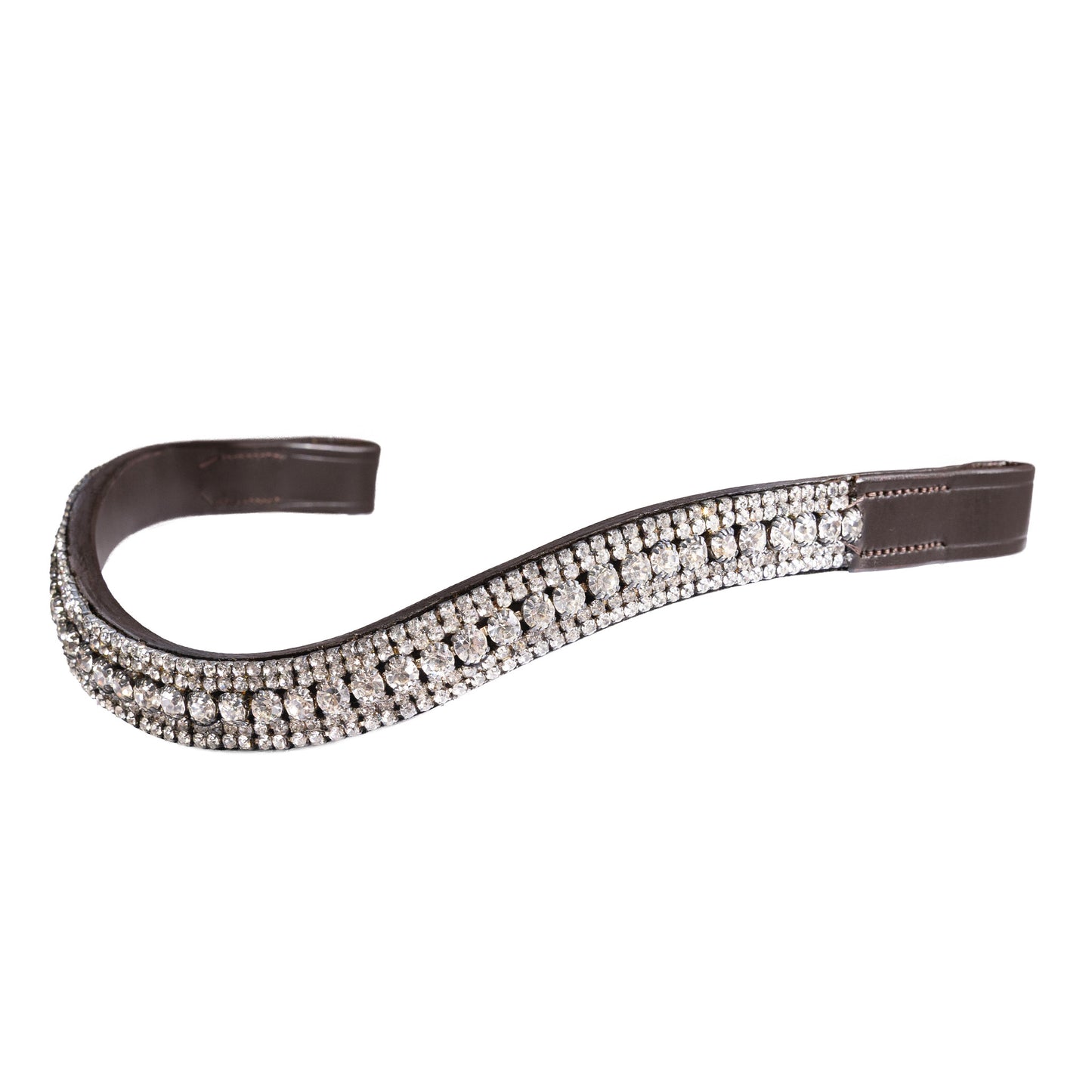 Browband - GLEAM - Clear Crystal - Brown
