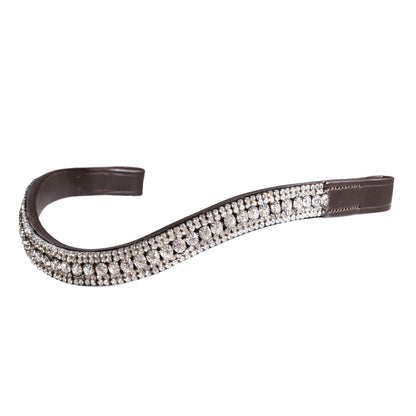 Browband - GLEAM - Clear Crystal - Brown