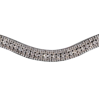Browband - GLEAM - Clear Crystal - Black