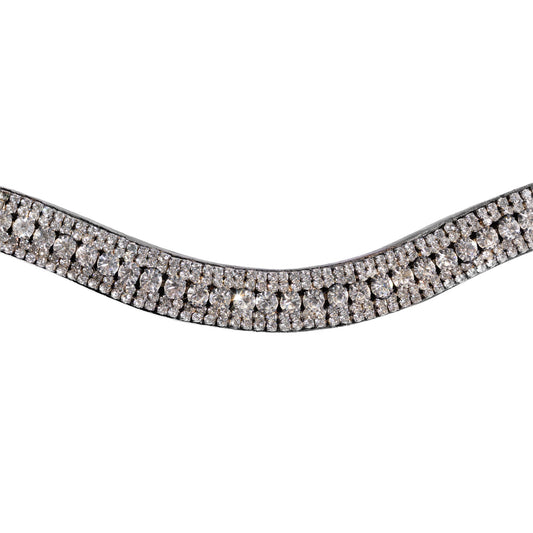 Browband - GLEAM - Clear Crystal - Black