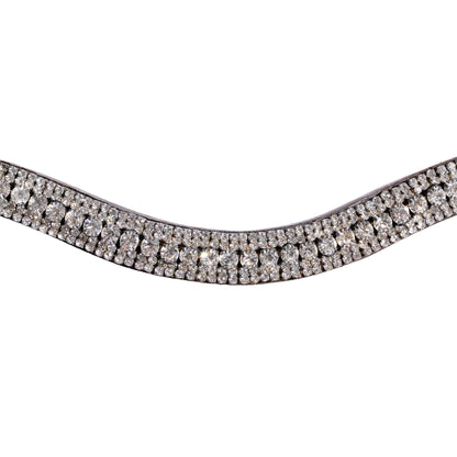 Browband - GLEAM - Clear Crystal - Brown