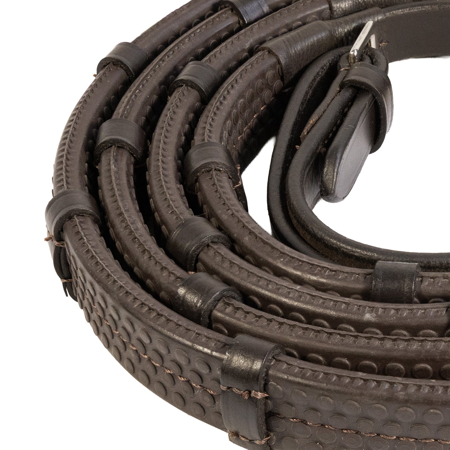 Reins - Rubber Grip - Brown