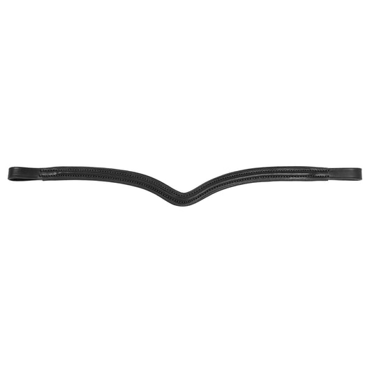 Browband - NOBLE - Raised V - Black