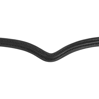 Browband - NOBLE - Raised V - Black