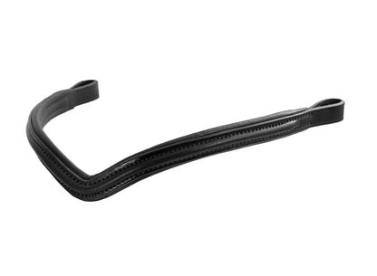 Browband - NOBLE - Raised V - Black