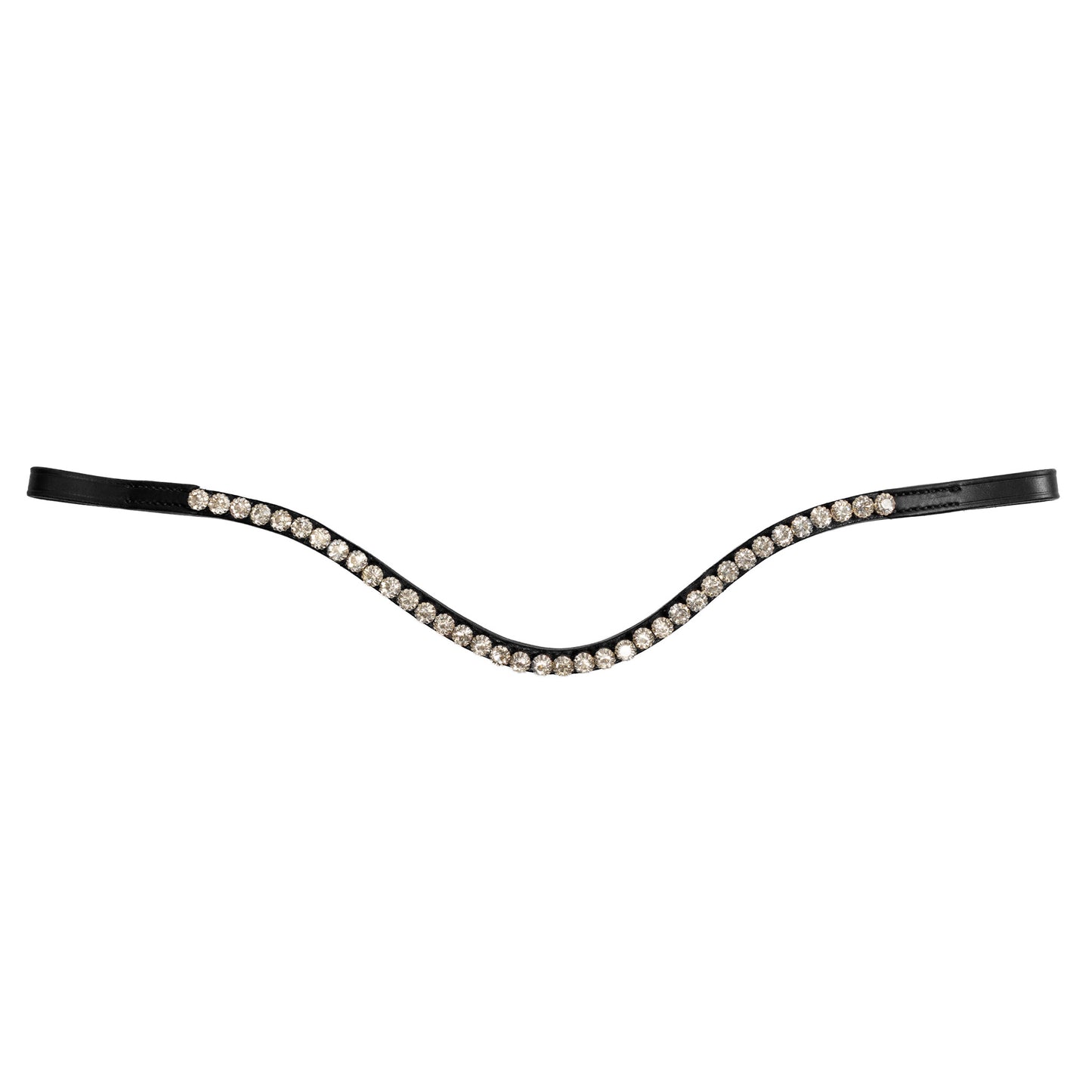 Browband - HALO - Clear Crystal - Black