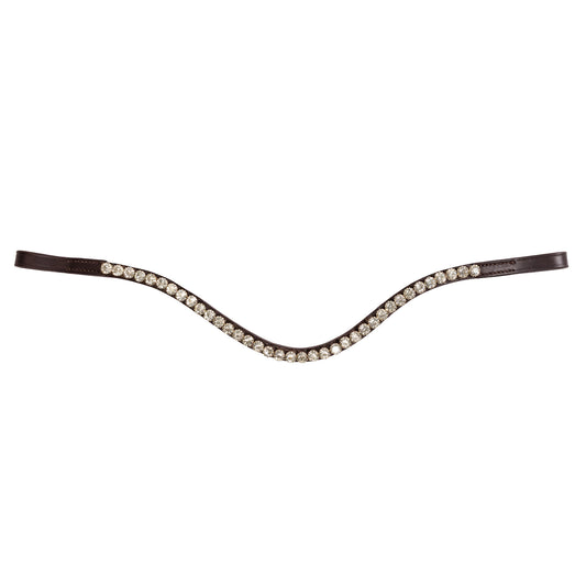 Browband - HALO - Clear Crystal - Brown