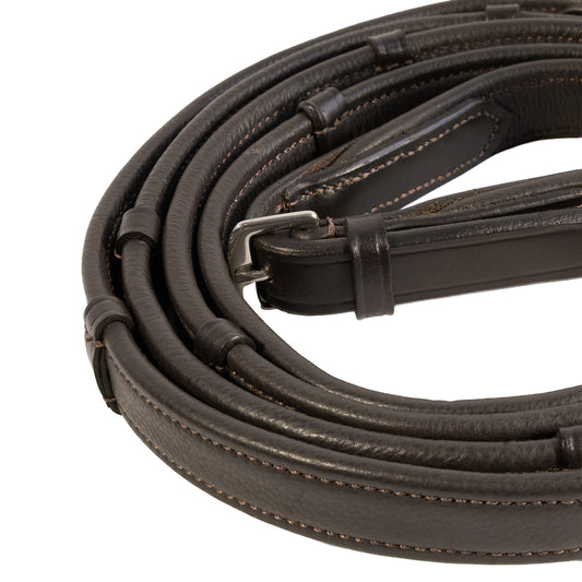 Reins - Show Padded Leather - Brown