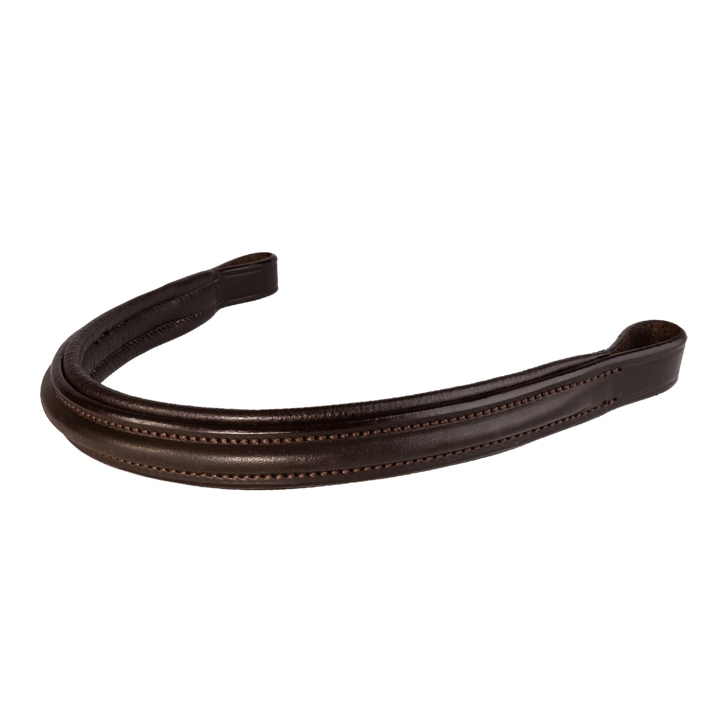 Browband - NOBLE - Raised Straight - Brown